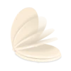 Bone Enameled Wood Slow Close Toilet Seat - Top View | United RV Parts