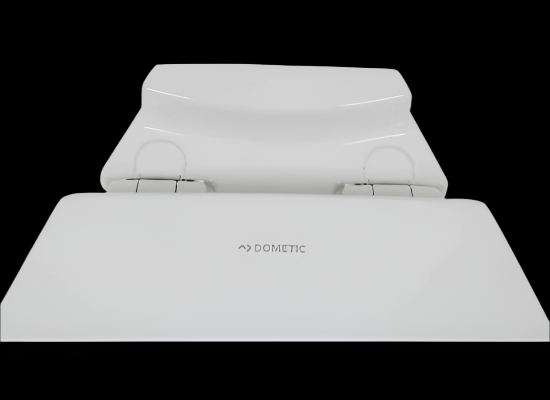 Dometic Branded Toilet Seat - Packaging View | United RV Parts