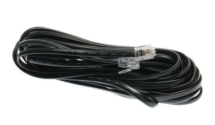Black 40ft Dometic Wind Sensor Data Cable 3308013.022 - Coiled View | United RV Parts