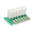 Dometic 35325 Board Adapter Green PCB with White 6-Pin Connector - Angled View | United RV Parts