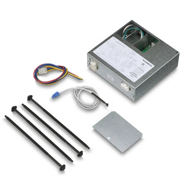 Dometic CCCII V2 Multizone RV AC Control Box 3312020.000 full kit with sensor wire - Angled View | United RV Parts