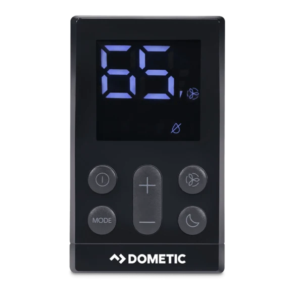 Dometic | Connect Essential Thermostat, RV-C & CMC  | 9610007991 |  12v DC | Single or Multizone | Digital | Black