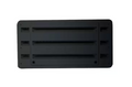 Black Plastic Dometic 30 Inch Extended Refrigerator Vent - Front View | United RV Parts