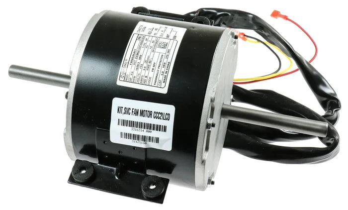 Black Dometic Blizzard NXT AC Fan Motor - Side Angle View | United RV Parts