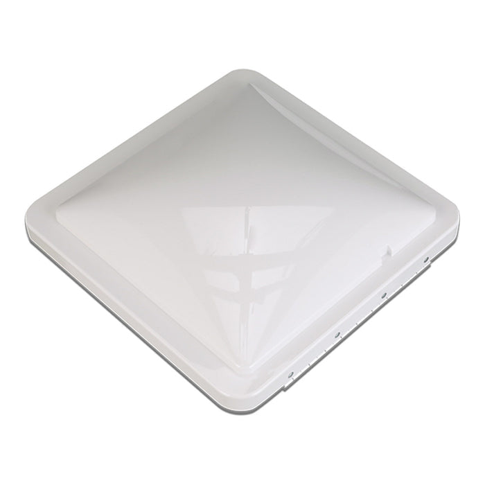 White Polycarbonate Dometic Fantastic Fan Lid - Top View | United RV Parts
