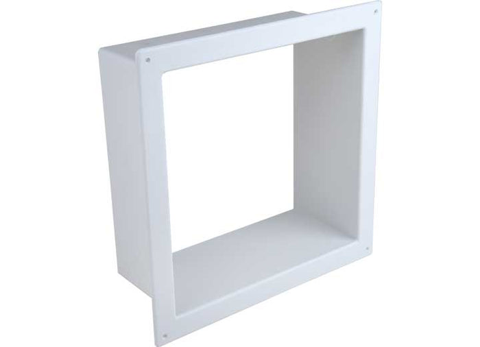 White Dometic Fantastic Vent Trim Ring K1060-81 - Side Profile View | United RV Parts