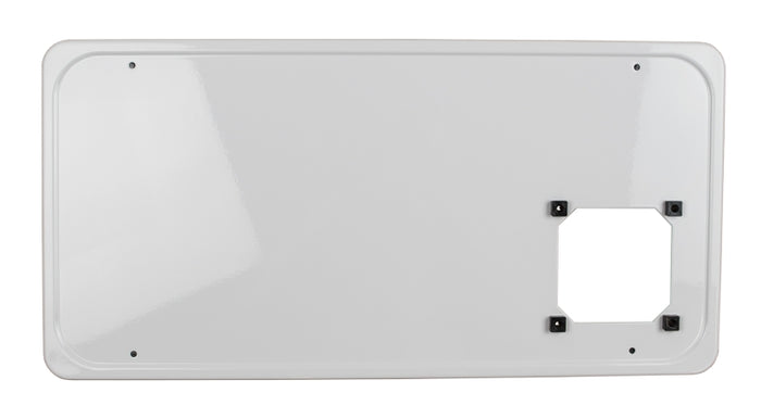 White Dometic DFMD Furnace Door 33057 - Interior View | United RV Parts