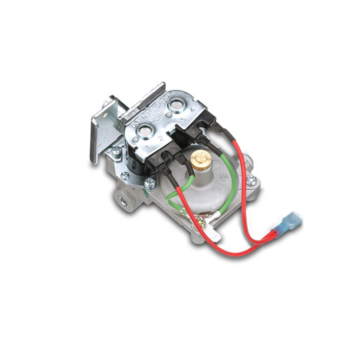Dometic Atwood 31098 Gas Valve Kit - Angled View with Wiring | United RV Parts