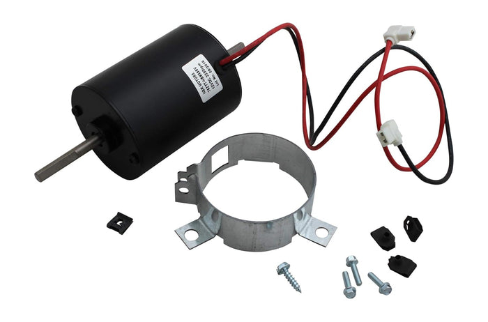 Black Dometic 37357 RV Furnace Motor Kit with Hardware - Exploded View | United RV Parts