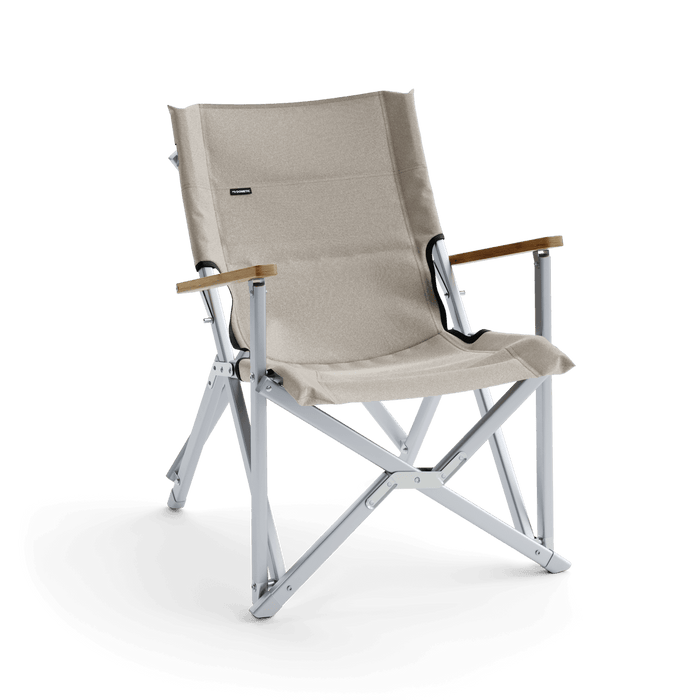 Ash Fabric Dometic GO Compact Camp Chair - Front Angle View | United RV Parts