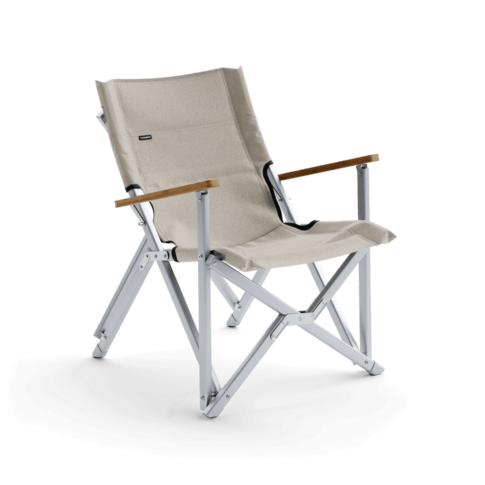 Ash Fabric Dometic GO Compact Camp Chair - Side View | United RV Parts