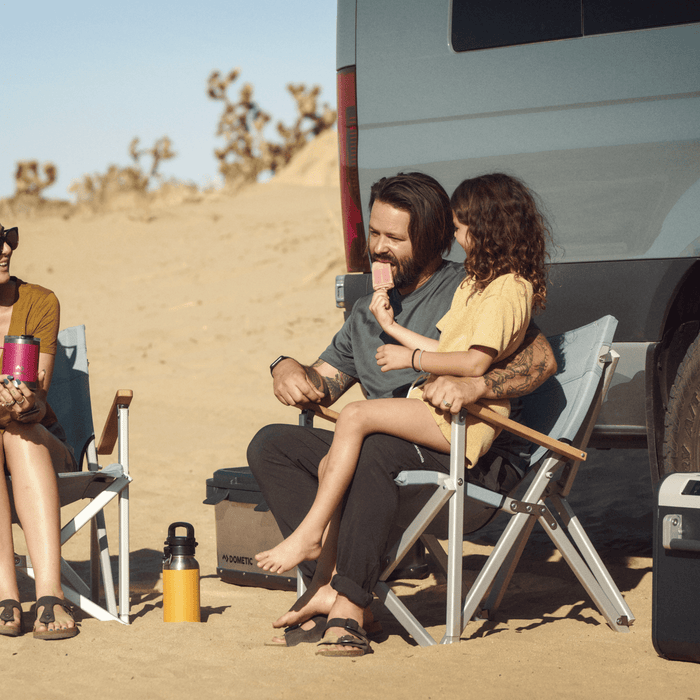 Dometic GO Camp Chair RV Lifestyle - Family Desert Scene | United RV Parts
