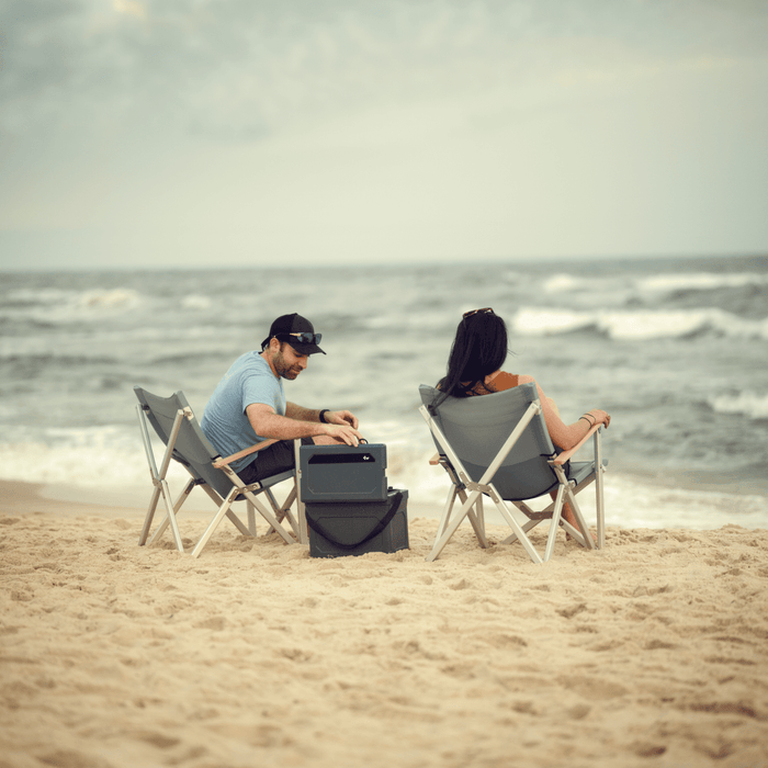 Dometic GO Camp Chairs Beach Lifestyle - Ocean View Scene | United RV Parts