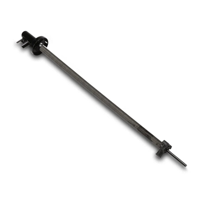 Black Metal Dometic Left Hand Torsion Spring Arm Assembly 3310420.017U - Full View | United RV Parts