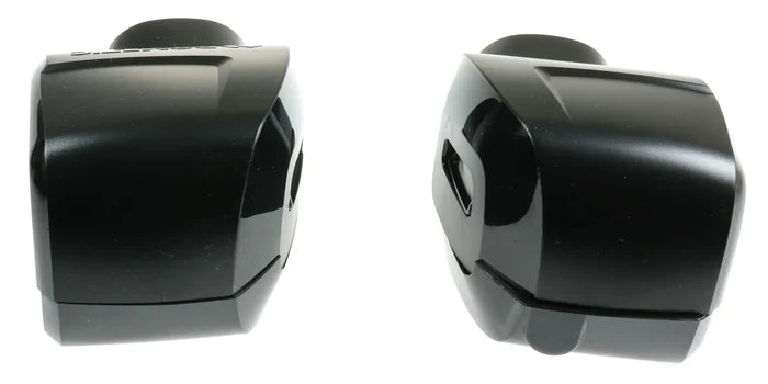 Black Plastic Dometic 9200 Awning End Cap Covers - Side View | United RV Parts