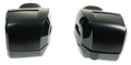 Black Plastic Dometic 9200 Awning End Cap Covers - Side View | United RV Parts