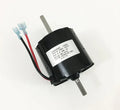 Black Dometic HydroFlame 30131 12V Furnace Motor - Angle View with Label Detail | United RV Parts