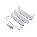 Clear Plastic Dometic Refrigerator Door Bin Kit - Complete 5-Piece Set | United RV Parts