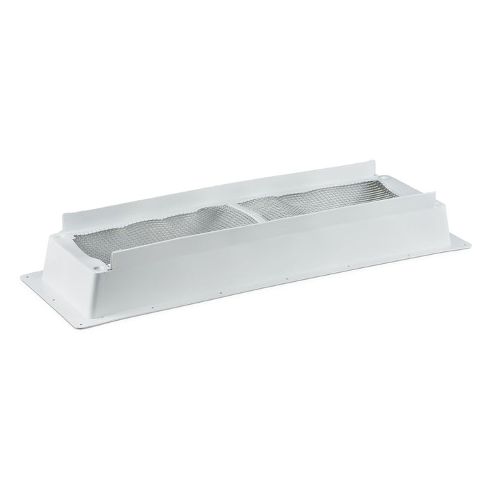 White Plastic Dometic Refrigerator Vent Base 3312694007 - Side View | United RV Parts
