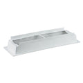 White Plastic Dometic Refrigerator Vent Base 3312694007 - Side View | United RV Parts