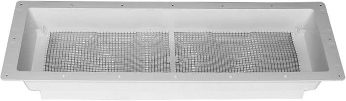White Plastic Dometic Refrigerator Vent Base 3312694007 - Top View | United RV Parts