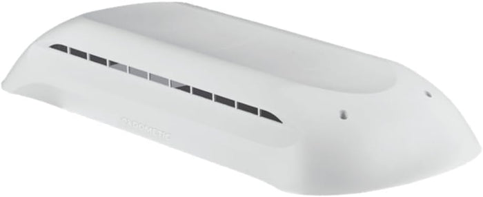 White Dometic Refrigerator Roof Vent Cap - Top Angled View | United RV Parts