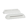 White Dometic RV Refrigerator Roof Vent Components - Exploded View | United RV Parts