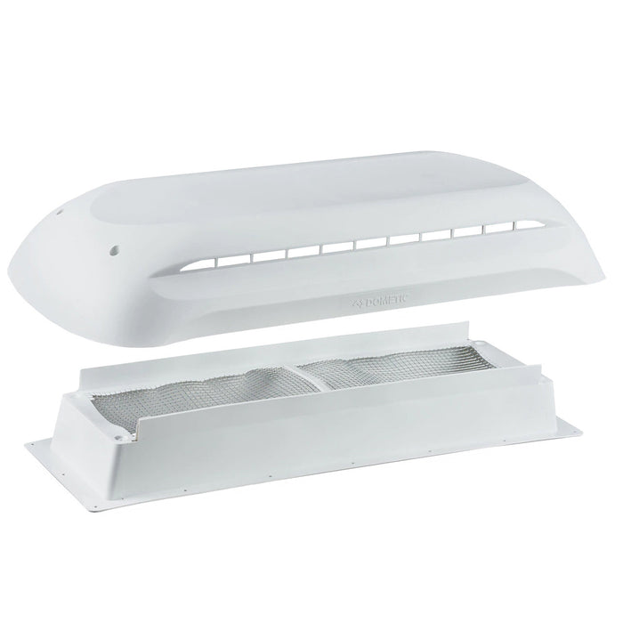 White Dometic RV Fridge Roof Vent with Base Assembly | United RV Parts