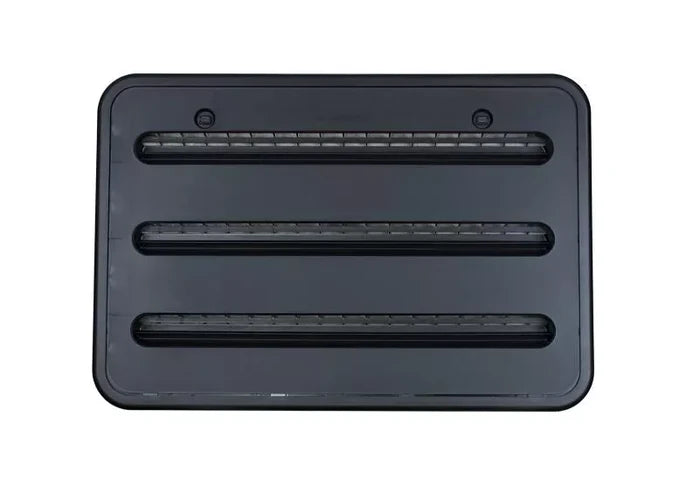 Black Plastic Dometic Refrigerator Side Vent - Interior View | United RV Parts