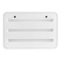 White Dometic RV Refrigerator Side Vent 3316941.010 - Front View | United RV Parts