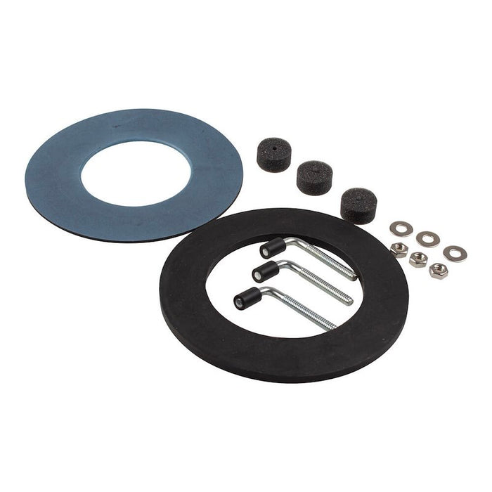 Dometic Bowl Seal Kit 385311009 - Rubber Seals, Bolts & Hardware Flat Lay | United RV Parts
