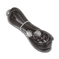 Black Dometic AC Communication Cable 18ft - Coiled View | United RV Parts