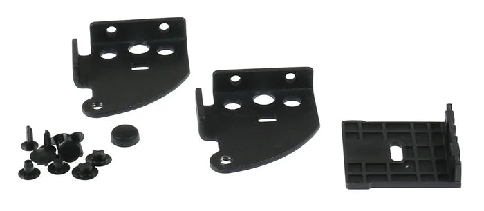 Black Dometic Refrigerator Hinge Kit Components - Product View | United RV Parts