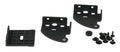 Black Dometic RV Refrigerator Door Hinge Kit 293275012 - Complete Kit Layout | United RV Parts