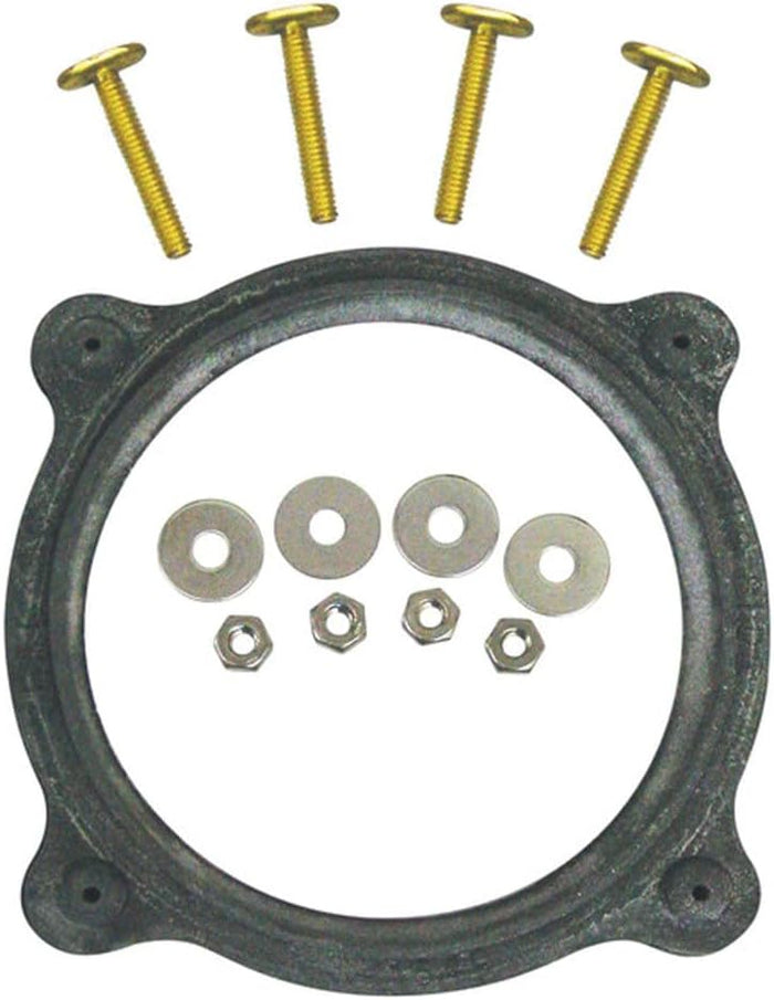 Dometic Floor Flange Seal Kit Components with Bolts and Washers - Exploded View | United RV Parts