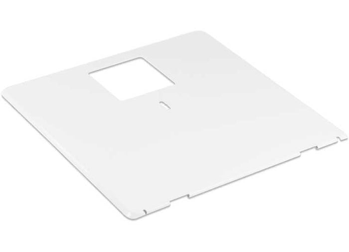White Dometic Water Heater Door 94050 - Angled View | United RV Parts