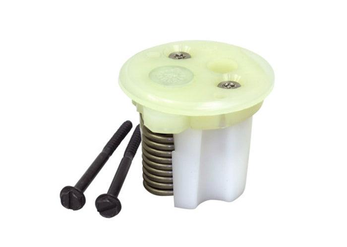 White Plastic Dometic Spring Cartridge 385236096 - Side View | United RV Parts