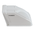 White UV-Resistant Dometic Ultra Breeze Vent Cover UB1500WH - Side Angle | United RV Parts