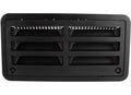 Black Dometic RV Refrigerator Vent Access Door 3109492.004 - Front View | United RV Parts