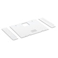 White Water Heater Conversion Door Kit 94946 Components - Flat Layout | United RV Parts
