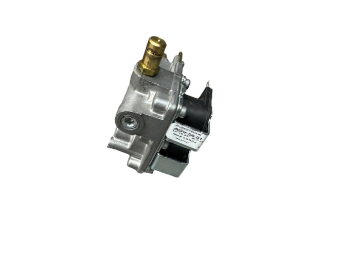 Dometic Gas Valve Assembly with Label - Three Quarter View | United RV Parts