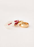 Downtown Darling Bracelets - Red/Gold