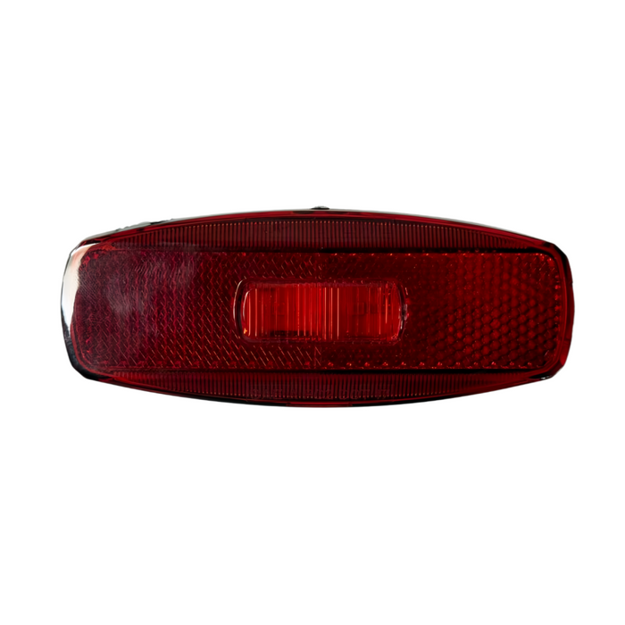 Red 12V LED Diamond Clearance Light with Reflector CMB2SRR - Front View | United RV Parts