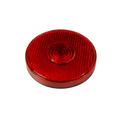 Red LED Round Clearance Light 2.5" - Front View | United RV Parts