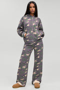 Drew Terry Zip Up Hoodie - Classic Camo