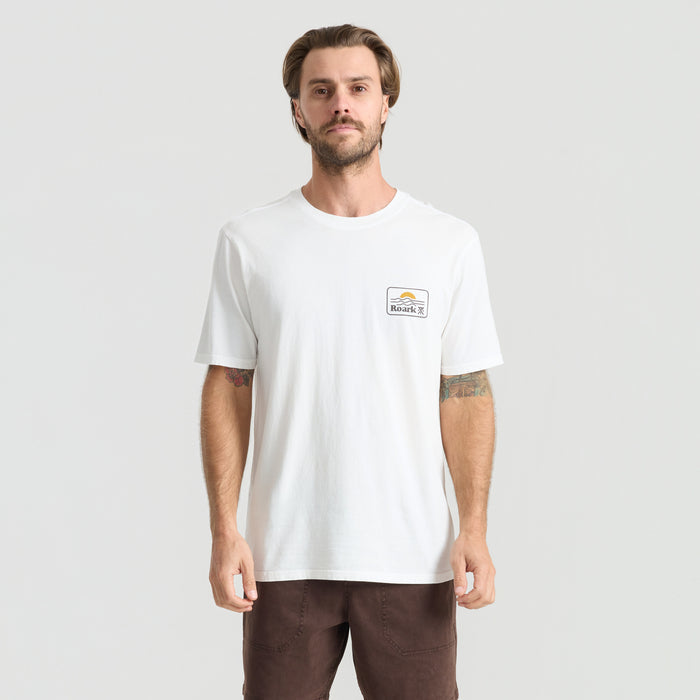 Active shirt with visible sleeve detail designed for adventure and travel by Roark.