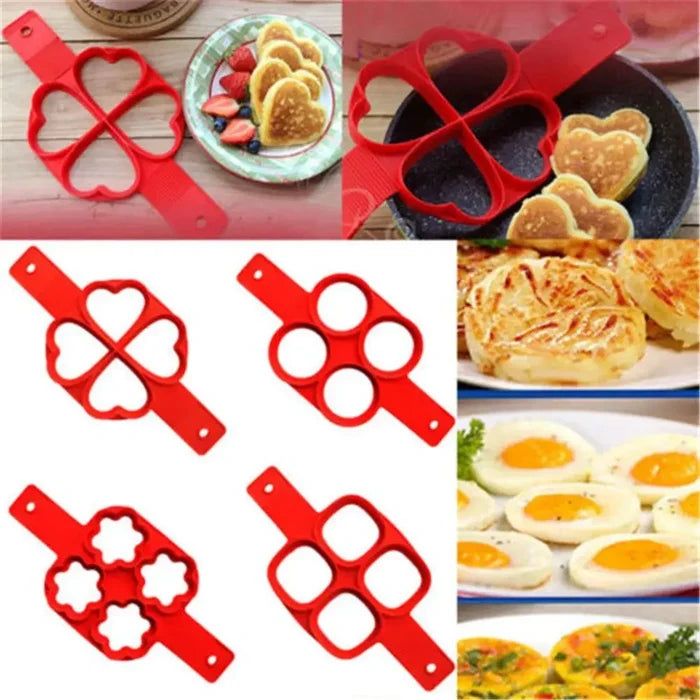 Egg Pancake Ring Nonstick Pancake Maker Silicone Mold