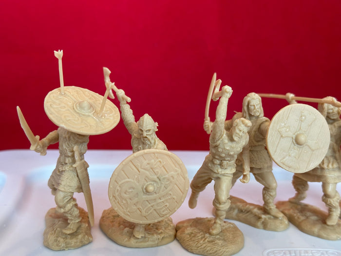 Einar & Vikings   (Tan Color)  3 Sets / 33 Figures Special  + 14 OF OUR WAR LORD FRISIANS