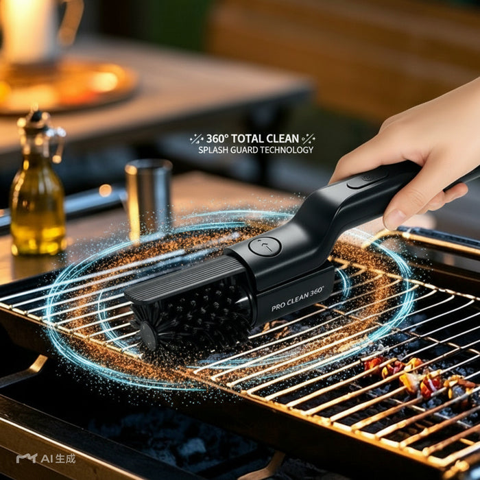 Electric Barbecue Brush Heavy Grease Cleaning Tool Barbecue Grill Cleaning Tool