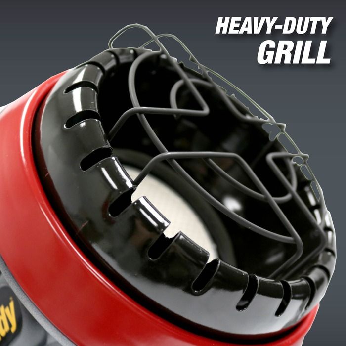 Little Buddy Portable Heater MH4B Heavy-Duty Protective Burner Grill - Top Close-Up | United RV Parts